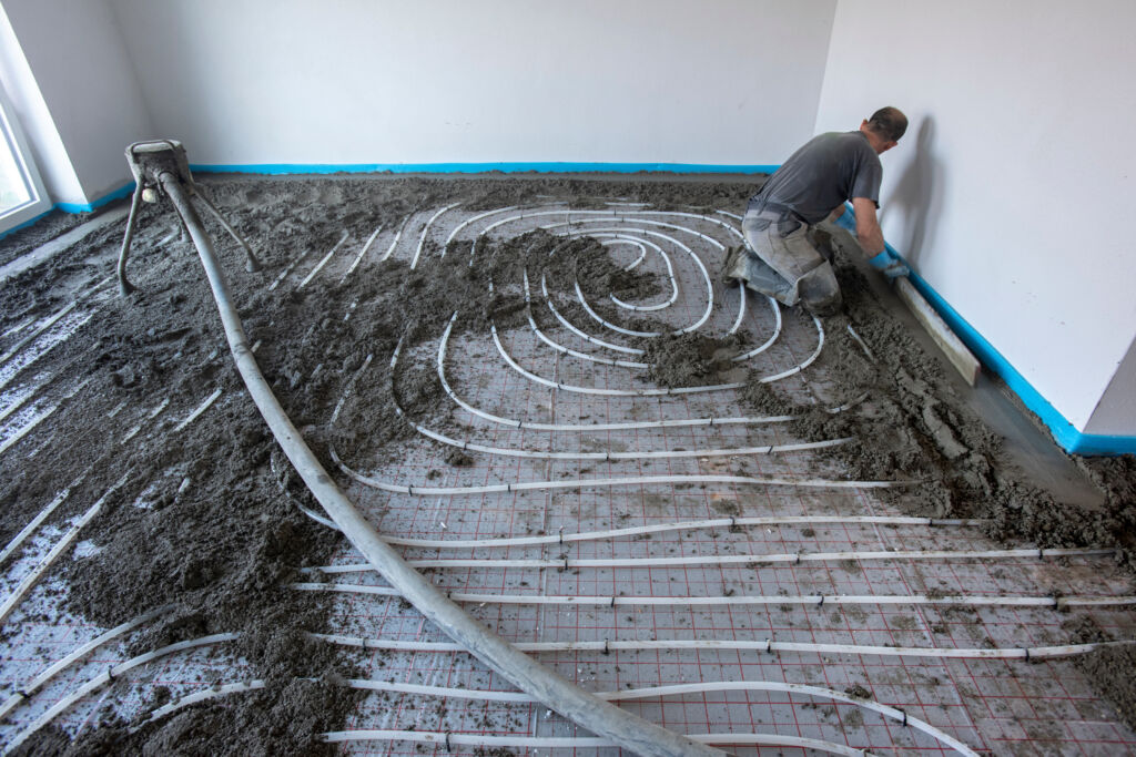 Die richtige Estrichstärke für die Fußbodenheizung fussbodenheizungverlegen.de